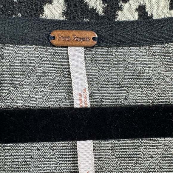 Free People Cheetah Print Square Neck Puff Sleeve Top Size S - Picture 3 of 8